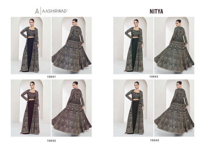 Nitya By Aashirwad Real Georgette Readymade Suits Wholesalers In Delhi